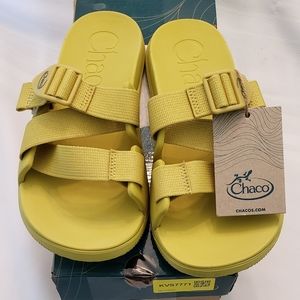 Chaco Chillos Slide Sandals Color Green Womens size 9 SKU# JCH108958